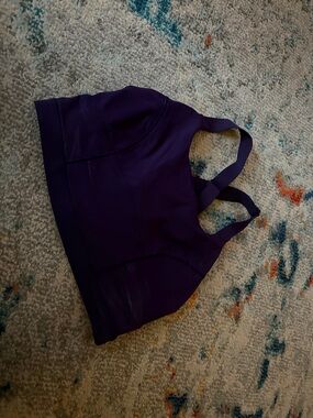 lululemon athletica Deep Purple Strappy Sports Bra